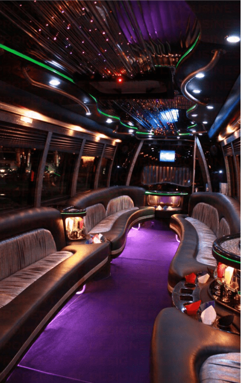 Indianapolis wedding party bus