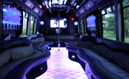 Party bus fleet Indianapolis Indiana