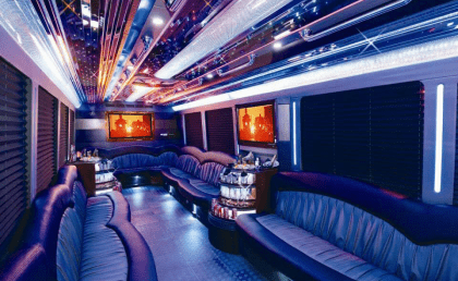 Party bus vehicles for rent Indianapolis