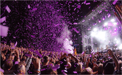 concert shuttle bus Indianapolis