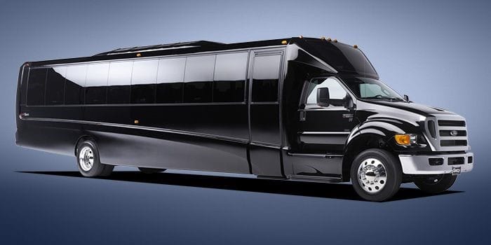 luxury charter bus
